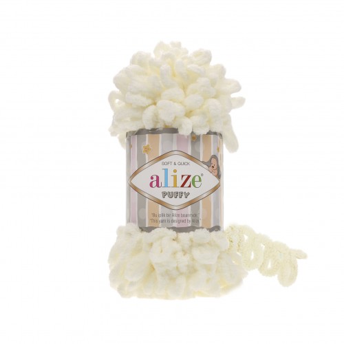 Alize Puffy 62 Svetlá krémová